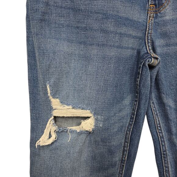 Abercrombie & Fitch The Ankle Straight Ultra High Rise Jeans size 27 Distressed - Picture 8 of 11